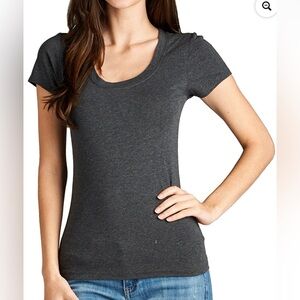 DIP Classic Charcoal Gray Women’s Shortsleeved Top
